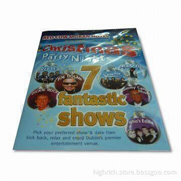 Musical Pre-recorded Greeting Card with 210 x 296mm Unfolded Size, Made of White Paper